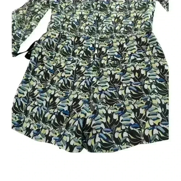 Rachel Roy Womens Tuscan Skort Romper Jumpsuit Multicolored Toucan Size 2 - Picture 8 of 9